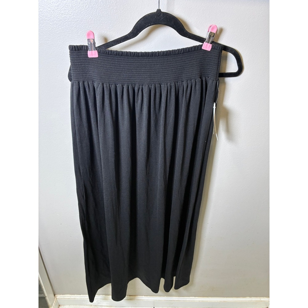Joe B Joe Benbasset Black Smocked Waist Maxi Skirt XL 801733SK New With Tags